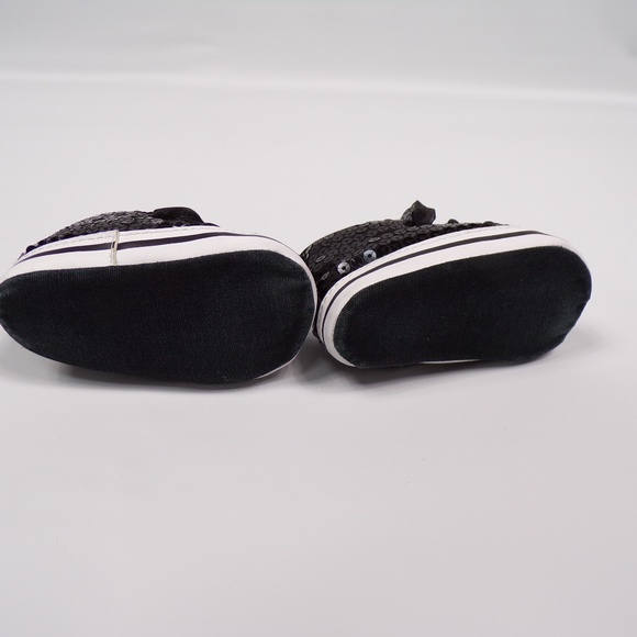 STEPPING STONES Black & White Hightop Sequ… - Picture 5 of 5